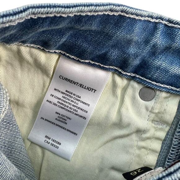 New Women’s Current/Elliot The Boulevard Bootcut Jeans Size 26 - Picture 6 of 9